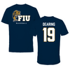 Florida International University Baseball Navy FIU Tee - #19 Austin Dearing
