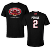 Jacksonville State University Basketball Black Performance Tee - #2 Juwan Perdue