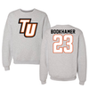 Tusculum University Soccer Gray Crewneck - #23 Tanna Bookhamer