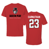 Austin Peay State University Beach Volleyball Red Mascot Performance Tee - #23 Sarah Carnathan