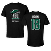 Northeastern State University Softball Black NSU Tee - #18 Felicity Horn