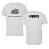 Bucknell University TF and XC Light Gray NIL for ALL Tee - Jack Higgins