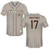 St. Bonaventure University Gray Softball Jersey - #17 Bryana Martinez
