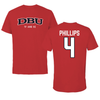 Dallas Baptist University TF and XC Red Jersey Tee - #4 Abby Phillips