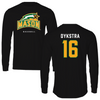 George Mason University Baseball Black Mason Long Sleeve - #16 Connor Dykstra