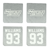 Norfolk State University Football Stone Coaster (4 Pack)  - #93 Jaylen Williams