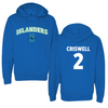 Texas A&M University-Corpus Christi Basketball Blue Block Hoodie - #2 Tymberlin Criswell