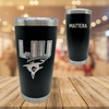 Long Island University Equestrian Black Stainless Steel Tumbler - Tori Mattera