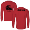 Jacksonville State University TF and XC Red Mascot Long Sleeve - Amiyah Johnson