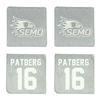 Southeast Missouri State University Softball Stone Coaster (4 Pack)  - #16 Selby Patberg