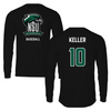 Northeastern State University Baseball Black Long Sleeve - #10 Isaiah Keller