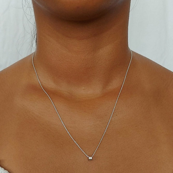 simple silver chain for women