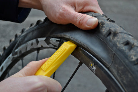 using tire levers