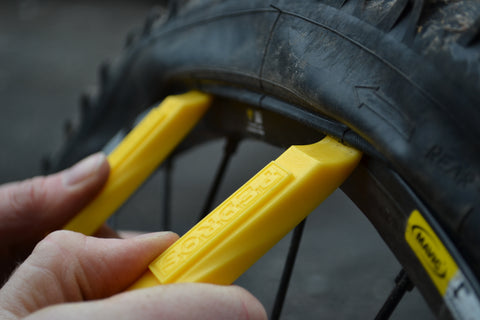 using tire levers