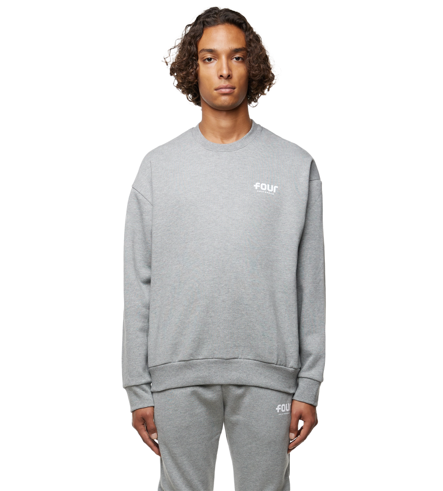 Logo T-shirt Grey FOUR Amsterdam –