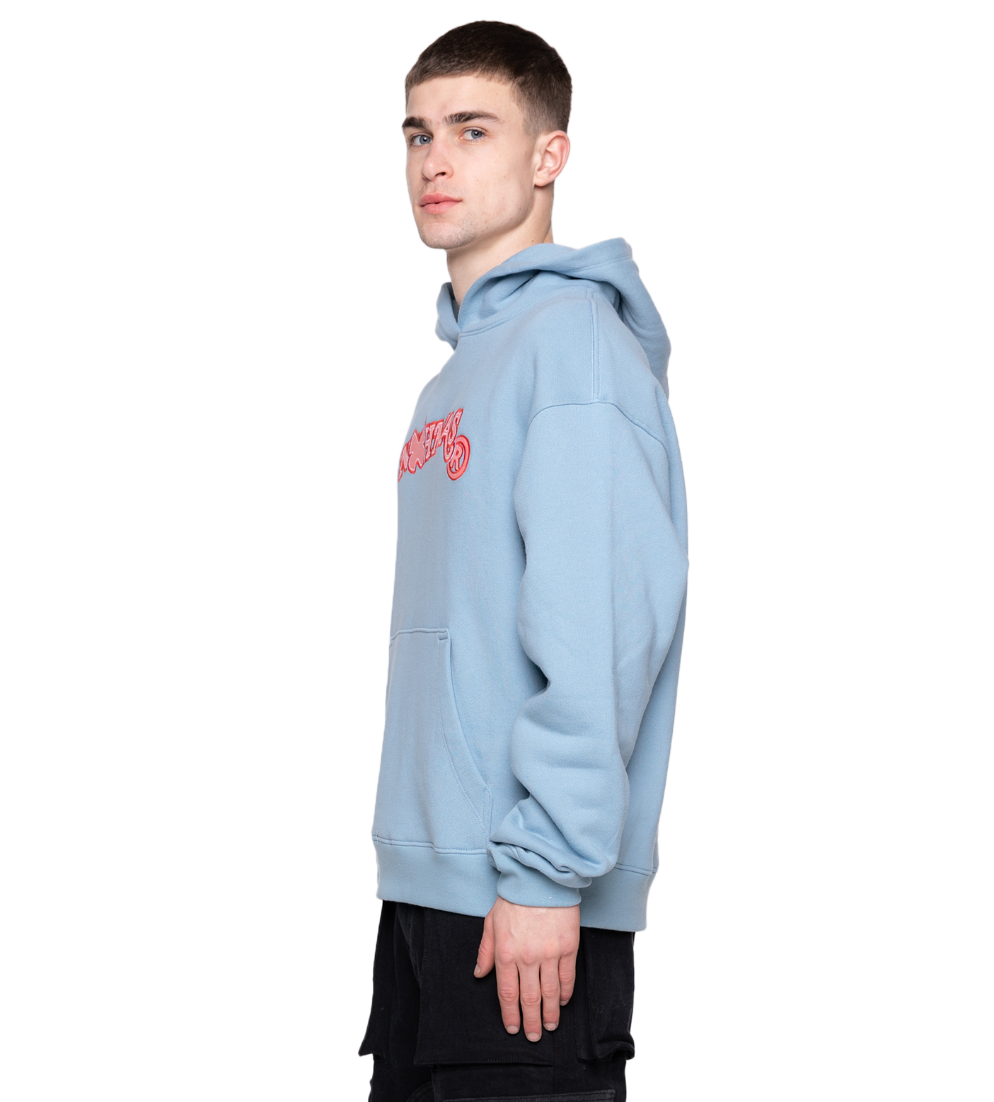 Butterfly Arch Hoodie Light Blue