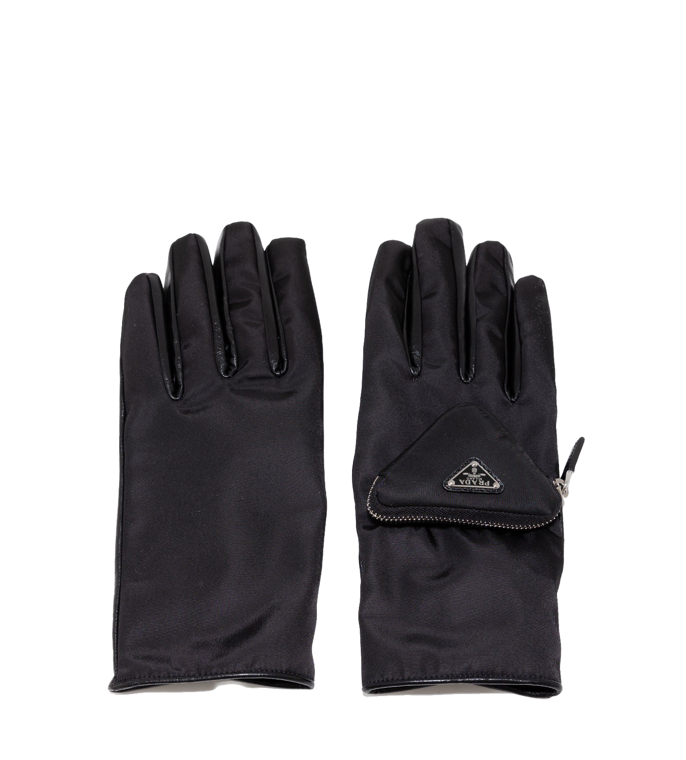 Prada | Logo-plaque Cashmere Gloves Black – FOUR Amsterdam