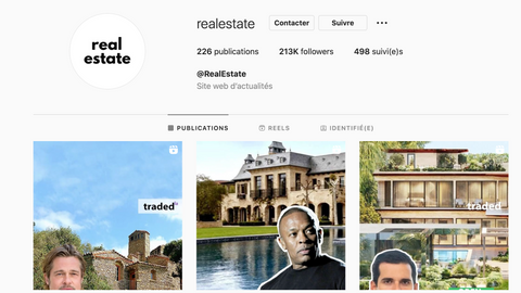 Immobilier Instagram