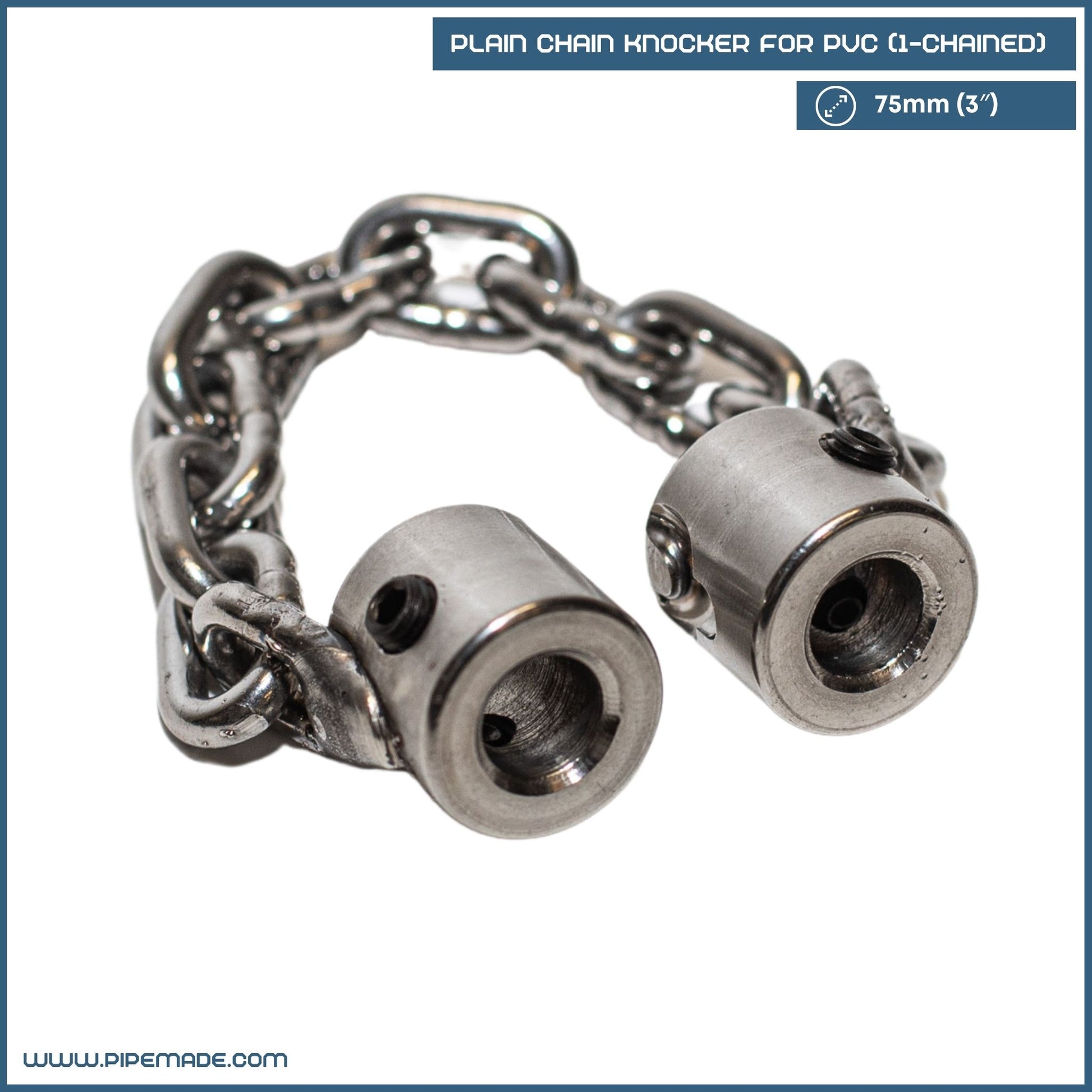 Plain Chain Knocker for PVC (1-Chained) | Zewer | pvc-chain-knocker-1-chained