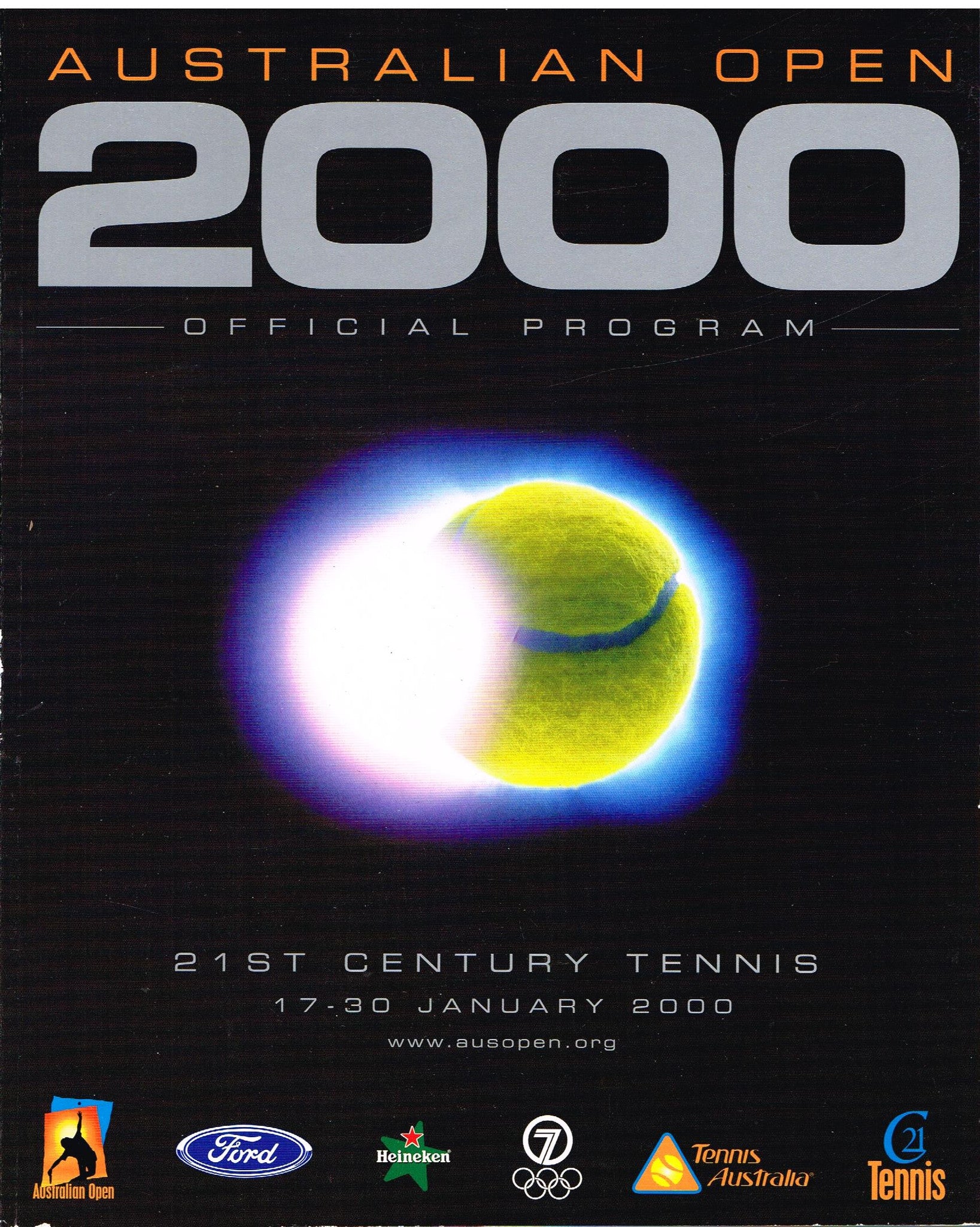 2000 Australian Open Program Tennis Gallery Wimbledon