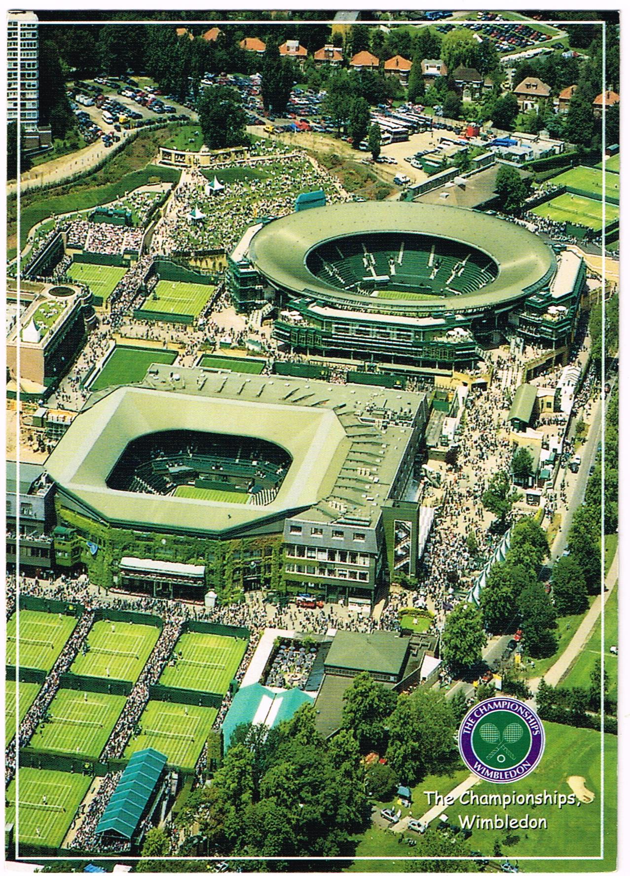 POSTCARD Aerial View, Wimbledon (Order Code ST2308) Tennis Gallery