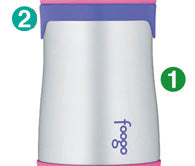 Thermos Fogoo - termos bebeluși - corpul