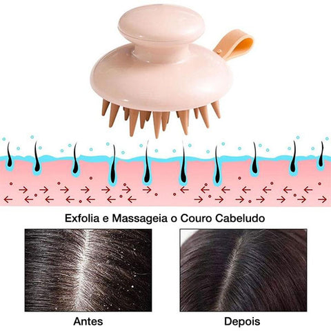 Escova Massageadora para Cabelo