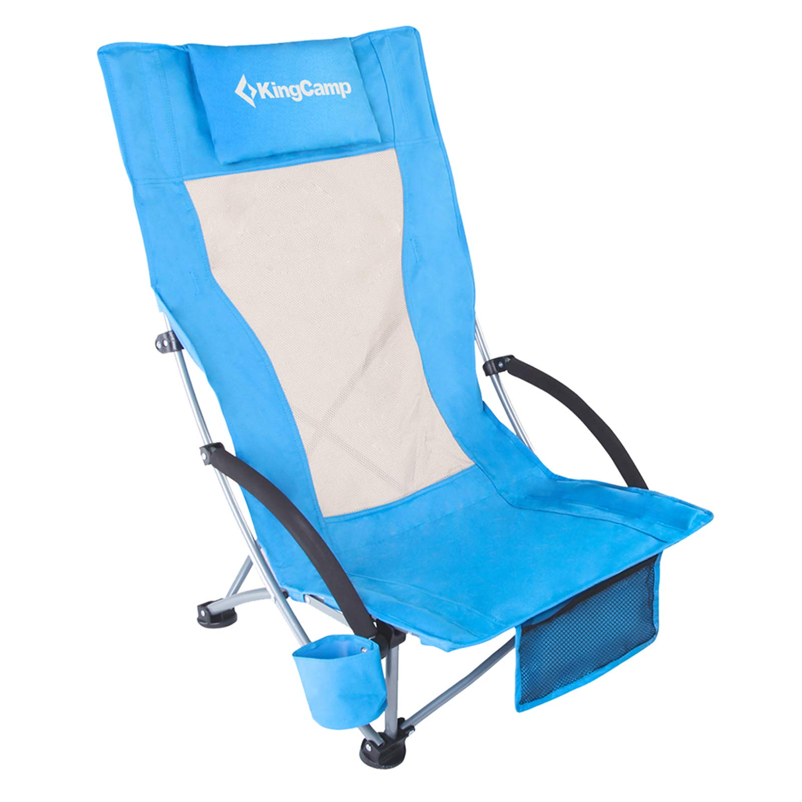 folding beach chair with arms