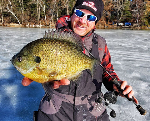 Success At First Ice  Seaguar on the Water