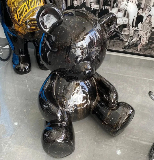 Louis Vuitton Bear 400 White, Sculpture by Na$H