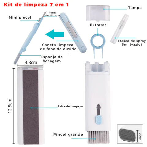 Kit Limpeza 7 em 1 Max Clean - Loja Marviva