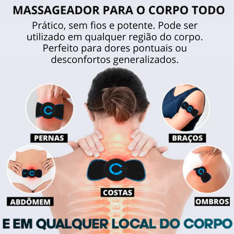 Massageador Ortopédico Recarregável Relax Pro (Pague 1 Leve 2) - Loja Marviva