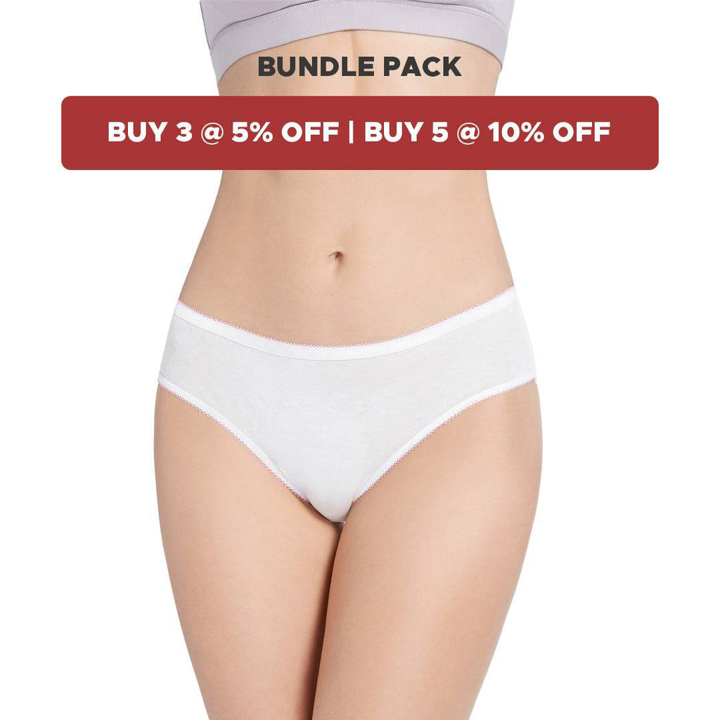 Shapee  Disposable Ladies' Cotton Panties (4pcs) Women's Comfort Underwear  – SHAPEEMY