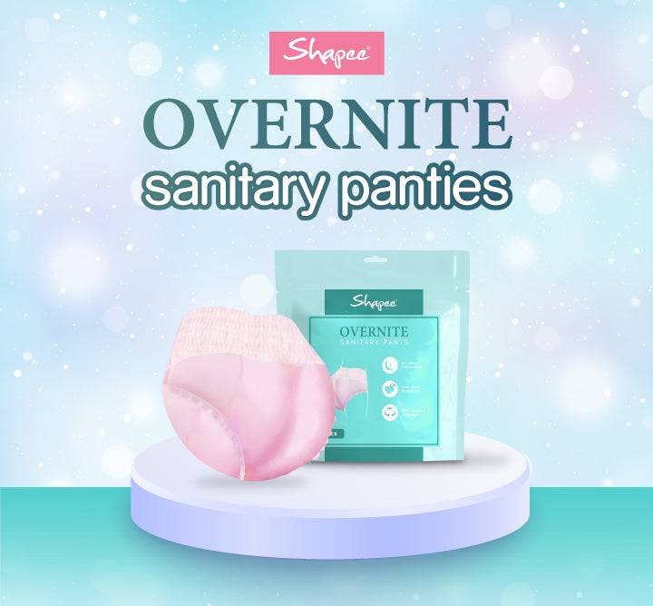 SHAPEE Overnite Sanitary Panties 3Pc S-M, L-XL – Babyland SS2 Malaysia