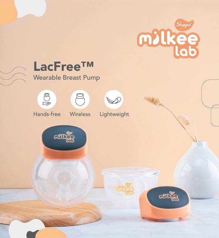 LacFree Wearable Breast Pump by Shapee