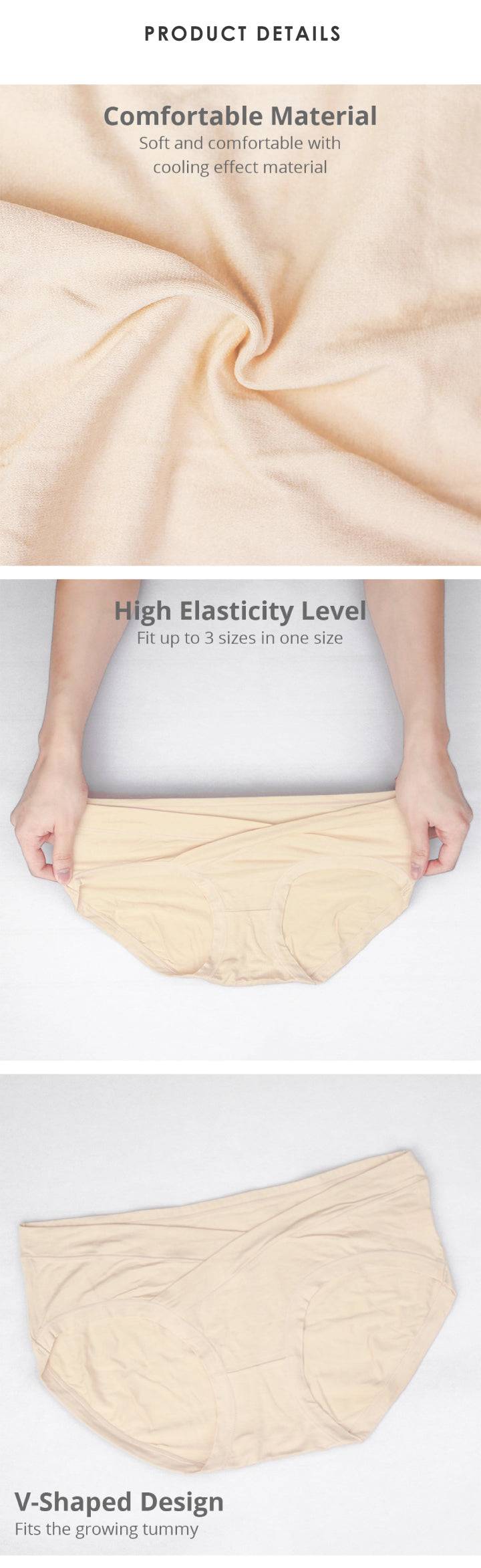 Low Waist Maternity Panties by Shapee