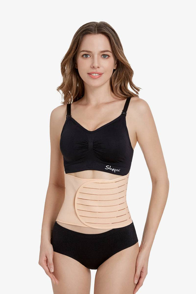 Shapee Belly Wrap Plus+ - postpartum recovery belt, instant slimming wrap,  loose inches fast, tummy binder