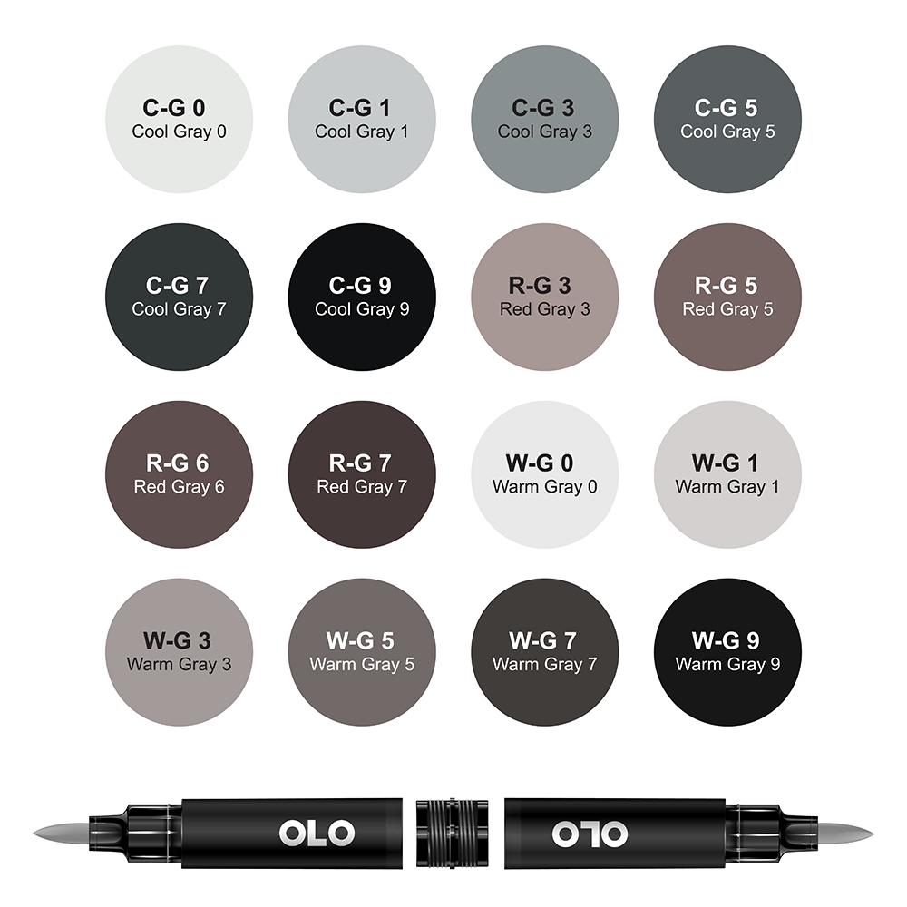 Chartpak Ad Markers cool gray 4