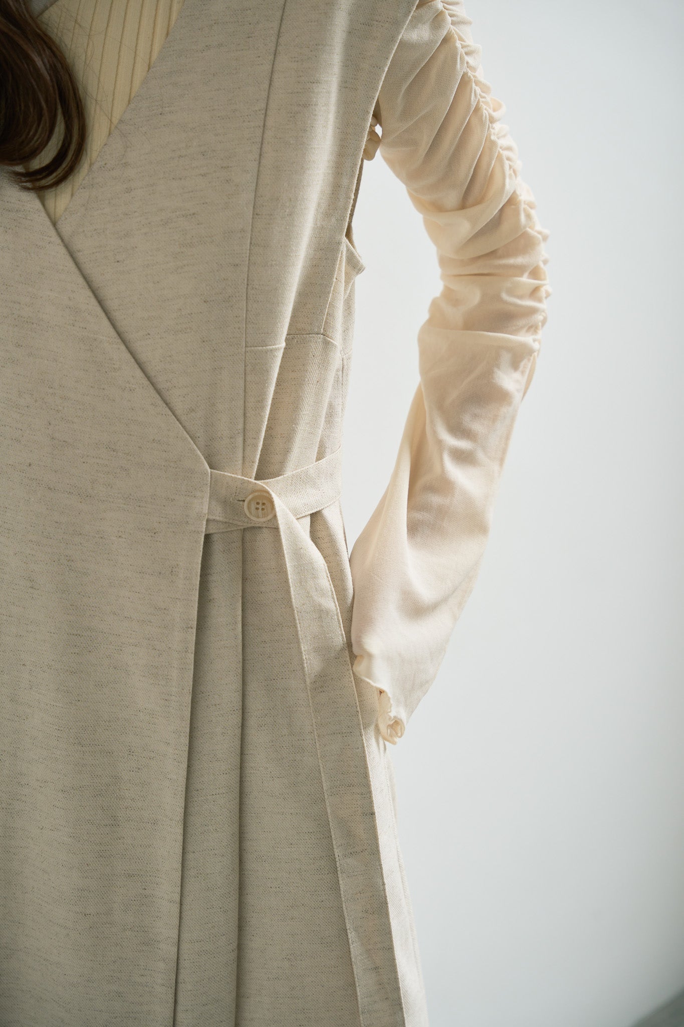 日本製 2ウェイ eaphi belt layered one piece beige 2 | ccfl.ie