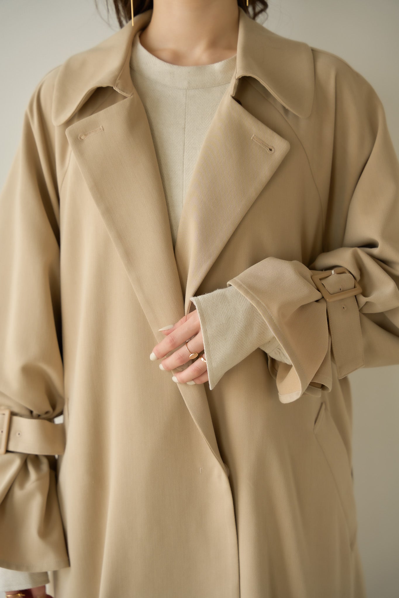 eaphi】multi way volume trench coat - www.stedile.com.br