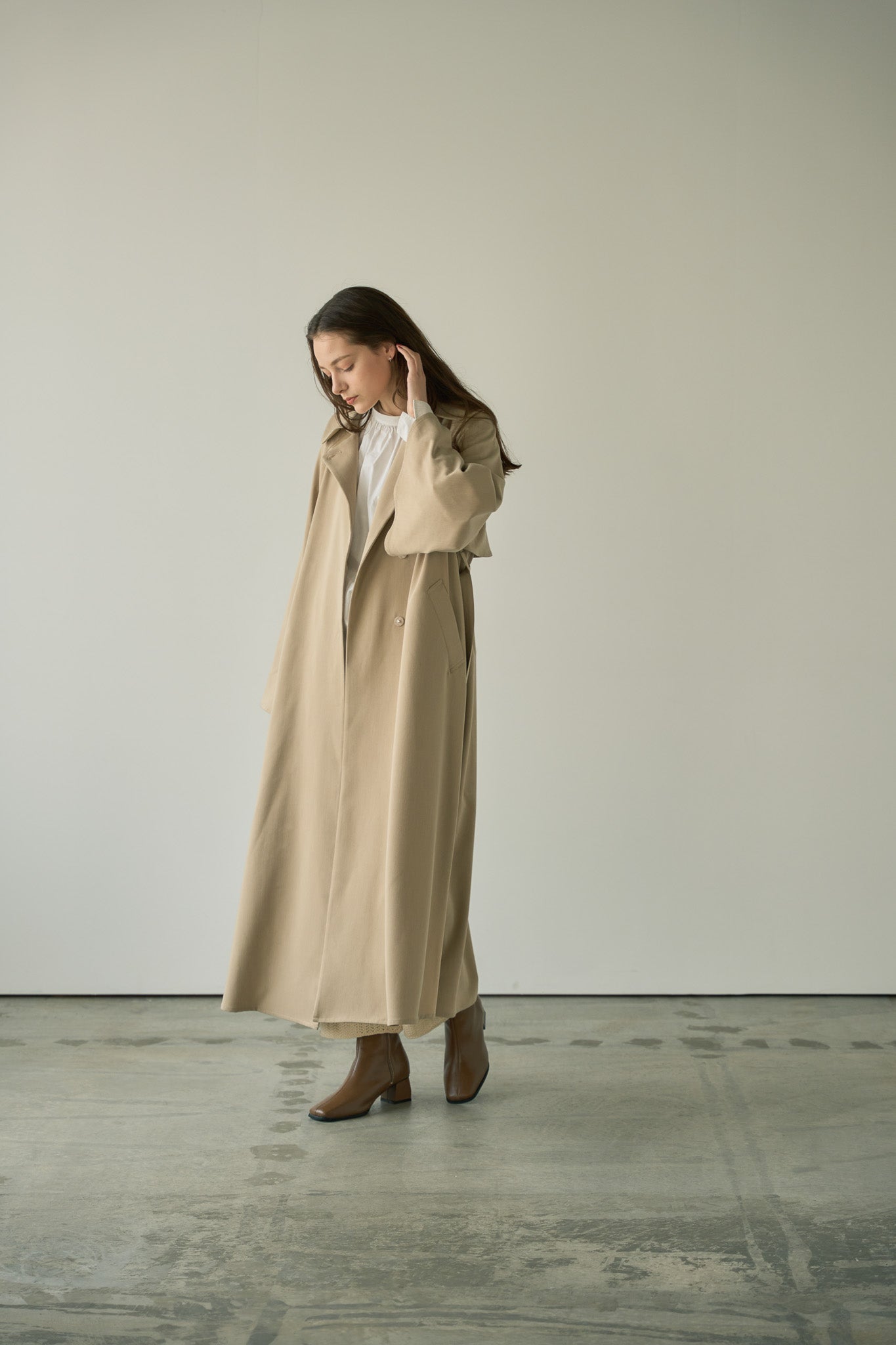 eaphi multi way volume trench coat-