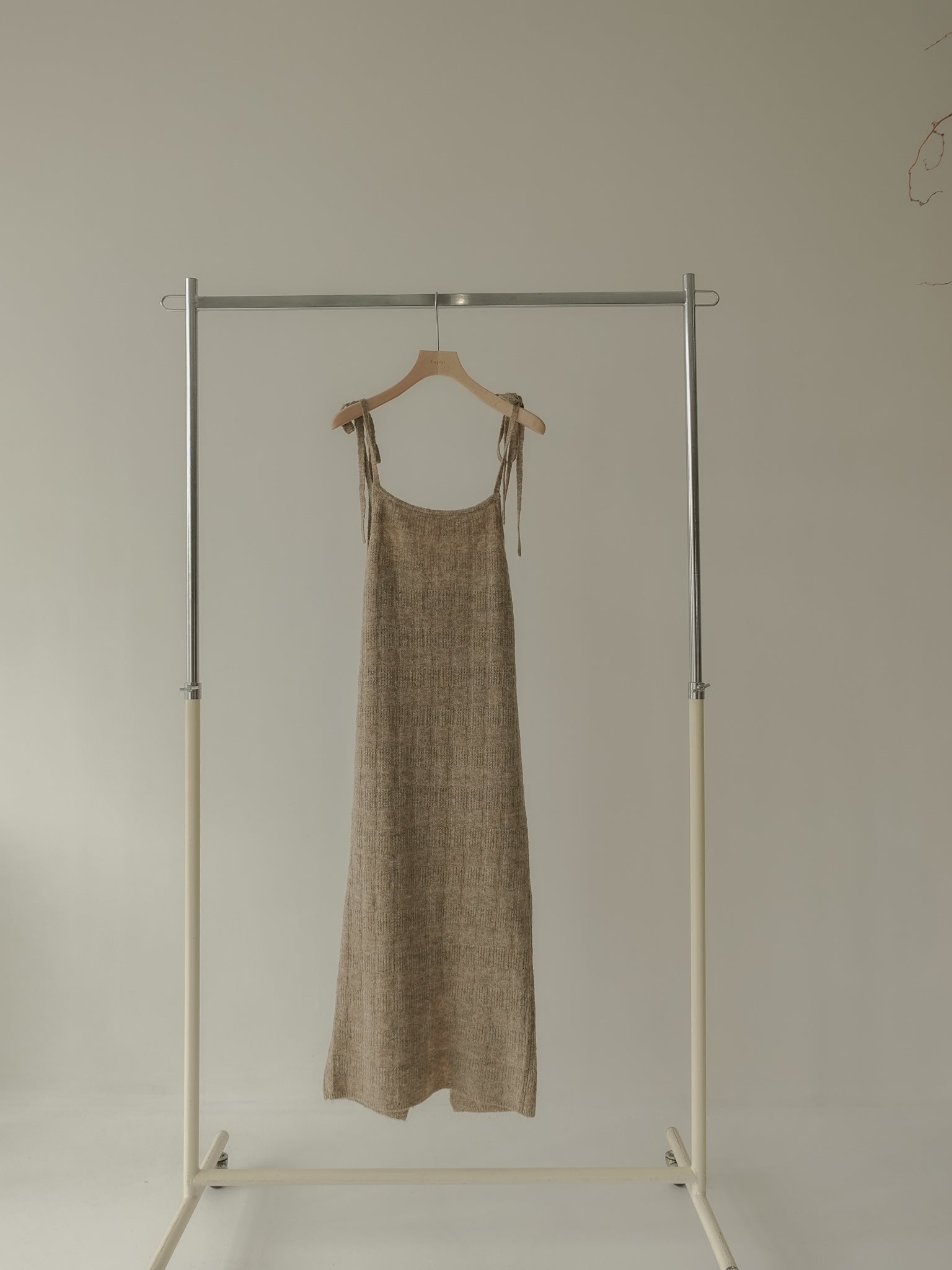 オプティミスティック Eaphi mohair knit camisole onepiece