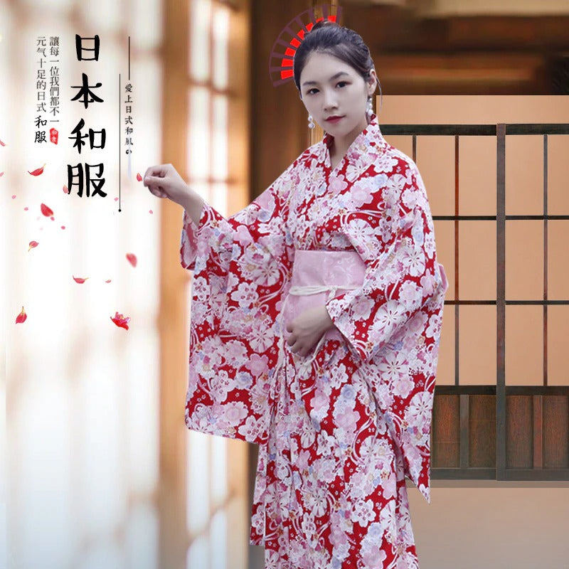 Estrecho tanque Molesto Kimono japones rojo mujer | Mi Kimono - mi-kimono