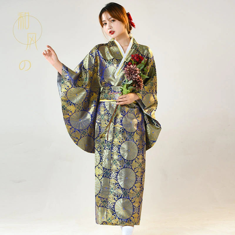 Kimono japones amarillo | Mi Kimono - mi-kimono