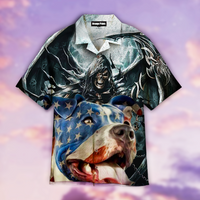 Thumbnail for Pitbull Dog Hawaiian Shirt | For Men & Women | WT5755