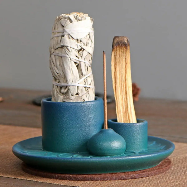 Sage burning tray