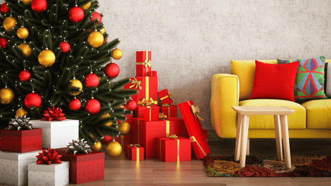 Modern Christmas Living Room Ideas