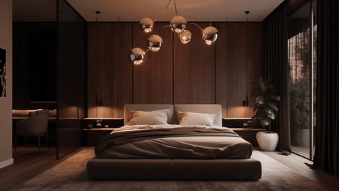 romantic bedroom lighting