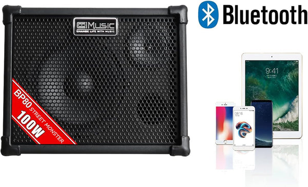 Amplifier Acoustic Guitar Coolmusic BP-80 - Kết nối Bluetooth và USB một cách dễ dàng