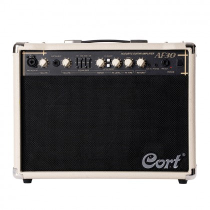 Amplifier Acoustic Guitar Cort AF30 gồm 1 loa Woofer 8-inch và một loa Tweeter